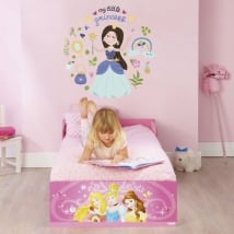 Children's vinyl and stickers with princesses