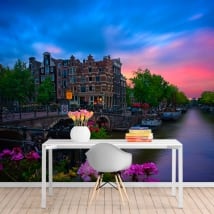 Wall murals coffee papeneiland amsterdam