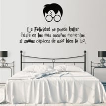 Decorative vinyls and stickers phrase harry potter