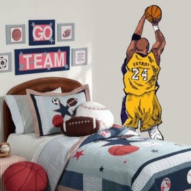 Decorative vinyl kobe bryant basketball