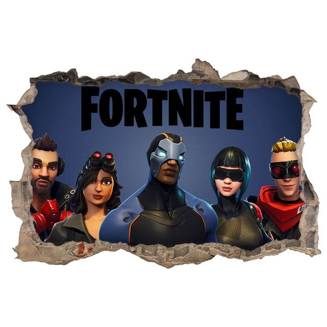 🥇 Wall stickers 3d video game fortnite 🥇