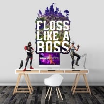 Vinyls fortnite floss like a boss