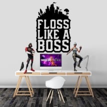 Adhesive vinyls fortnite floss like a boss