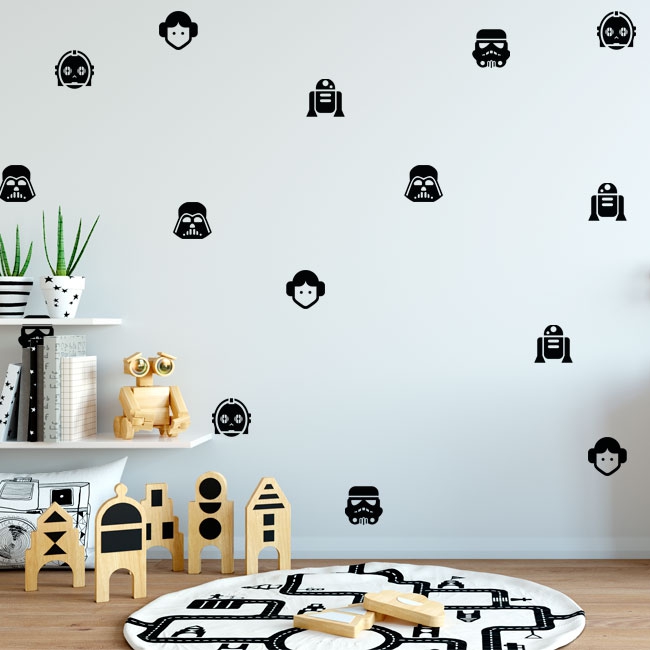 Vinyl and stickers kit star wars