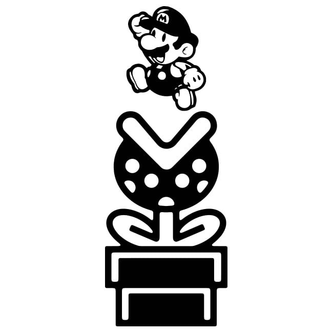 Vinyl and stickers mario bros