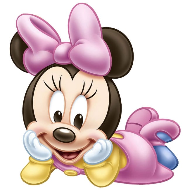 🥇 Vinyl and stickers for children disney baby minnie 🥇