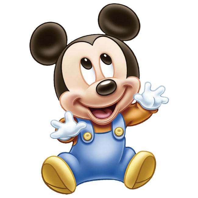 Vinyl and stickers disney baby mickey