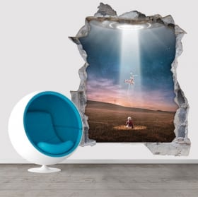 Vinyl and 3d stickers ufo the lost evidence