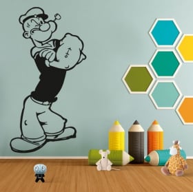 Decorative vinyls and stickers popeye