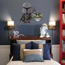 Adhesive vinyl star wars