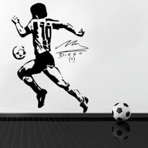 Vinyl stickers football maradona