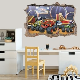 3d vinyls blaze and the monster machines