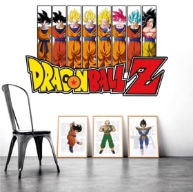 Adhesive vinyl dragon ball z