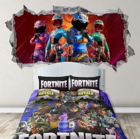 Decorative vinyls walls fortnite 3d video game