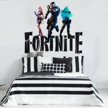 Decorative vinyls and stickers video game fortnite