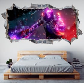 Adhesive vinyl 3d hole miles morales spider-man