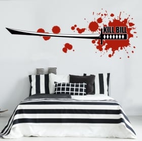 Decorative vinyls and stickers of kill bill