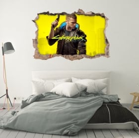 3d vinyls videogame cyberpunk 2077