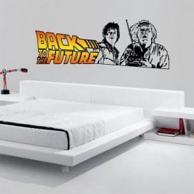 Decorative vinyl back to the future