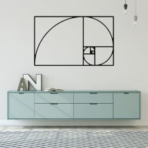 Decorative vinyls golden ratio