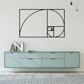 Decorative vinyls golden ratio