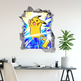 Sticker 3d pok&eacute;mon hole