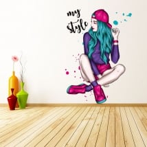 Vinyls and stickers woman my style