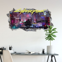 Vinyls hole wall 3d cyberpunk 2077