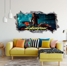 Vinyls hole wall 3d cyberpunk 2077