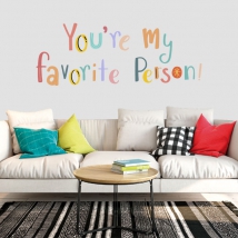 Vinyls english phrase you're my favorite person