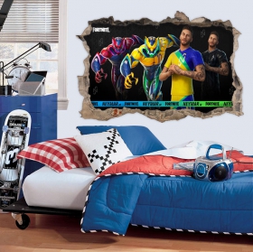 Stickers and vinyls fortnite video games 3d
