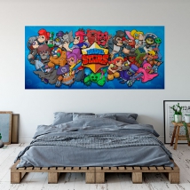Vinyls and stickers brawl stars characters