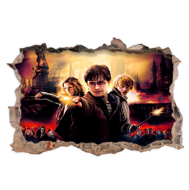 Harry potter 3d wall sticker