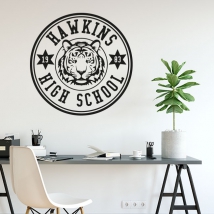 Decorative vinyls stranger things hawkins high school