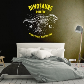 Vinyls and stickers dinosaurs ruled
