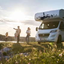 Decorative vinyl motorhomes lighthouse at sea