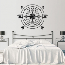 Vinyls and stickers phrase to travel is to daydream