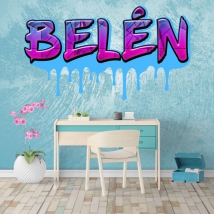 vinyl-stickers-with-names-graffiti-effect