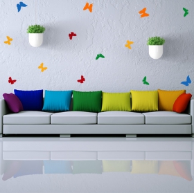 Vinyls and stickers butterfly kit