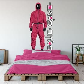 Decorative vinyl netflix series squid game