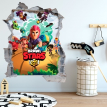 Decorative vinyls and stickers 3d brawl stars
