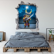 3d minecraft vinyls and stickers