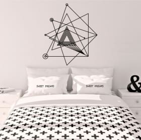 Vinyls and stickers decorative geometry