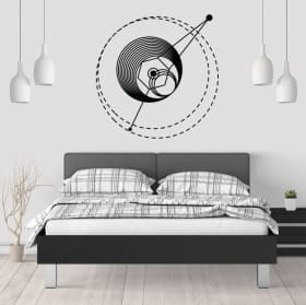 Decorative geometry stickers