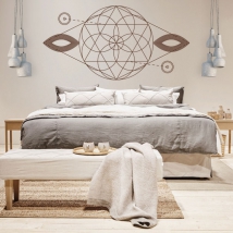 Decorative vinyl geometric shapes