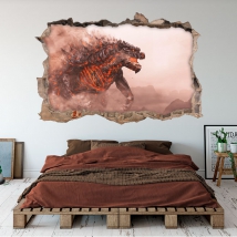 3d godzilla vinyls