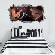 Vinyls 3d broken wall arcane