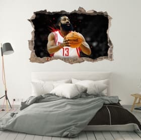 3d vinyl james harden rockets nba