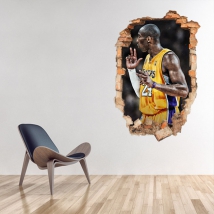 Vinyls and stickers kobe bryant nba 3d