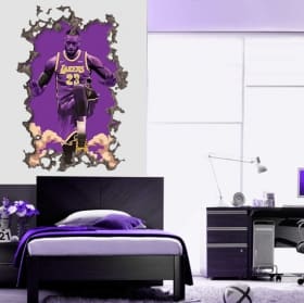 3d vinyl lebron james lakers nba